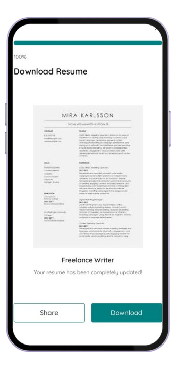 download resume